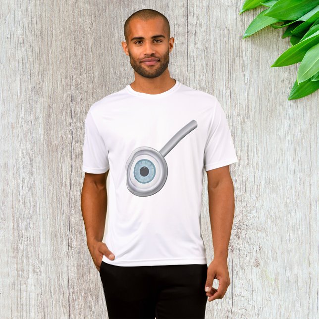Camiseta Inspeção de Olhos de Ampliação Ocular (Criador carregado)