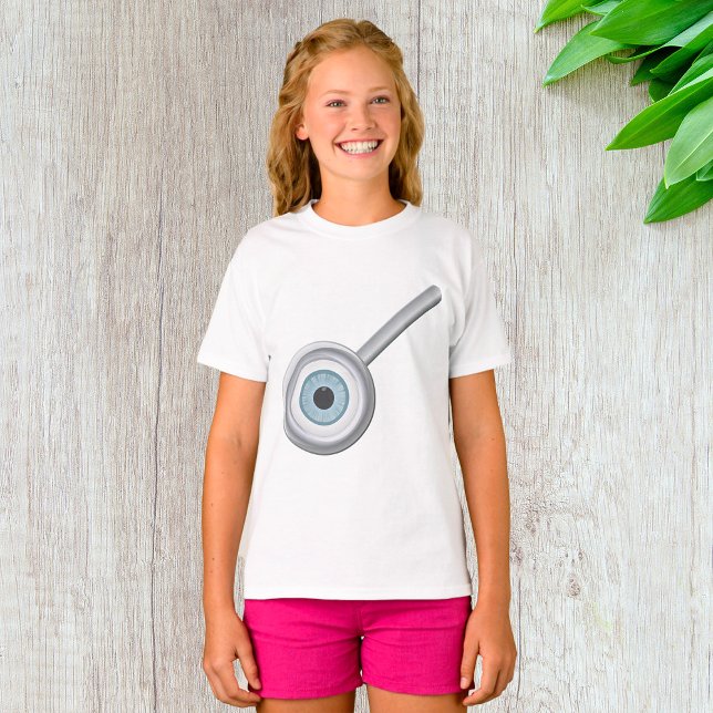 Camiseta Inspeção de Olhos de Ampliação Ocular (Criador carregado)