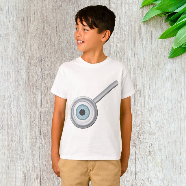 Camiseta Inspeção de Olhos de Ampliação Ocular (Criador carregado)