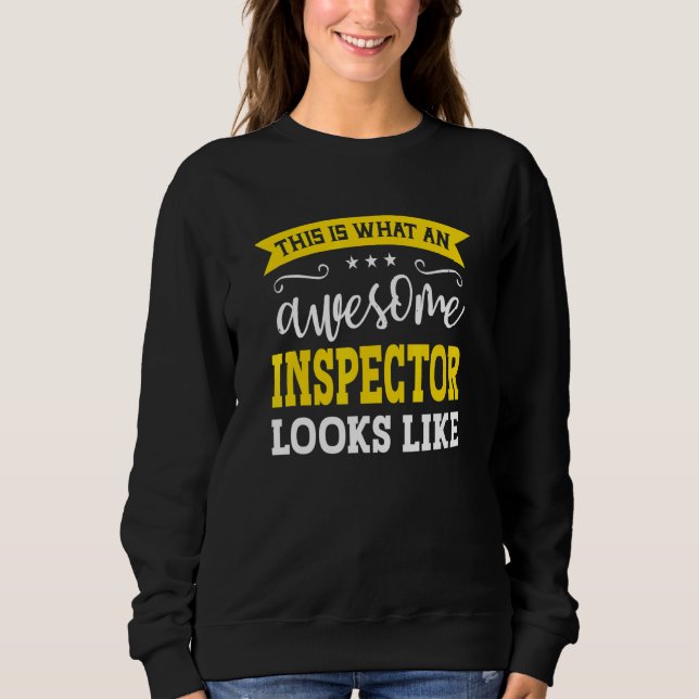 Camiseta Inspector Job Title Employee Funny Worker Inspecto (Frente)
