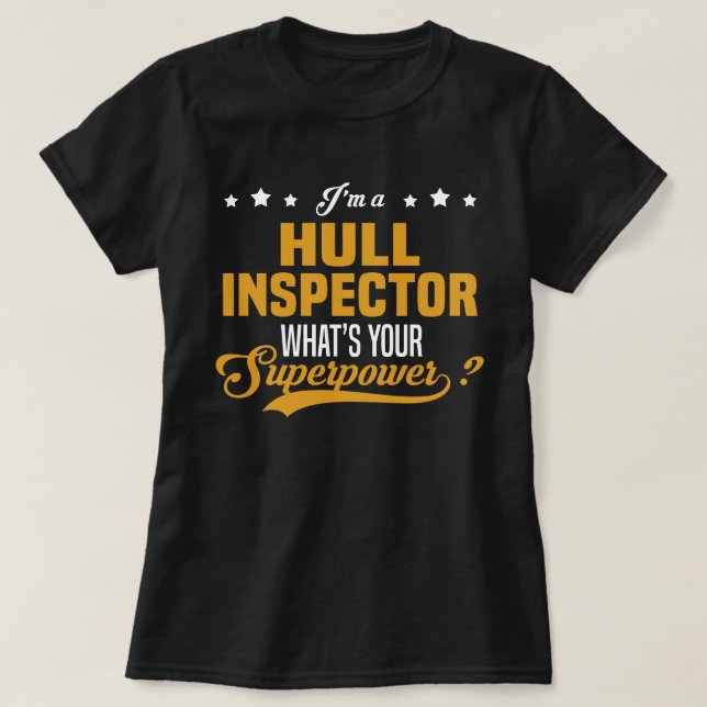Camiseta Inspetor de casco (Frente do Design)