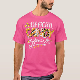 Camiseta Inspetor de Doces Oficial Candy Corn Crianças Hall