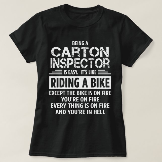 Camiseta Inspetor de Embalagem (Frente do Design)