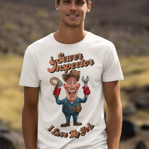 Camiseta Inspetor De Esgotos Com Chave