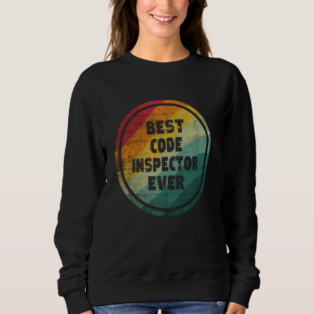Camiseta Inspetor de melhor código Ever Funny Code Inspetor (Frente)