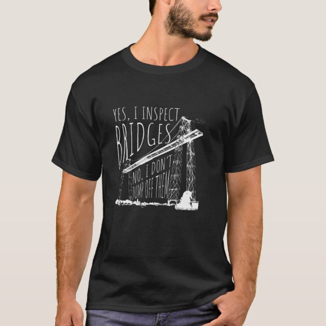 Camiseta Inspetor de Ponte de Inspeção Ponte (Frente)