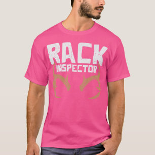 Camiseta Inspetor de Rack Funny Deer Elk Buck Arco caçando