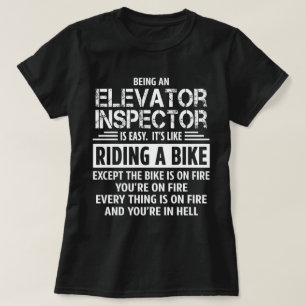Camiseta Inspetor do elevador