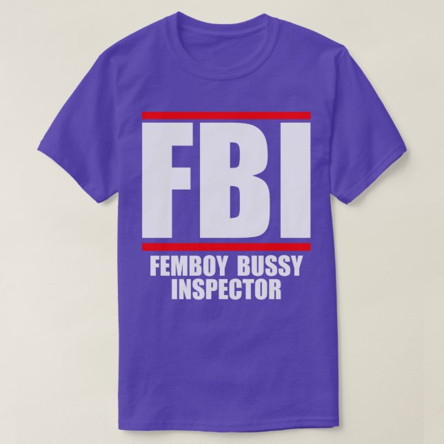 Camiseta Inspetor Femboy Bussy (Frente do Design)