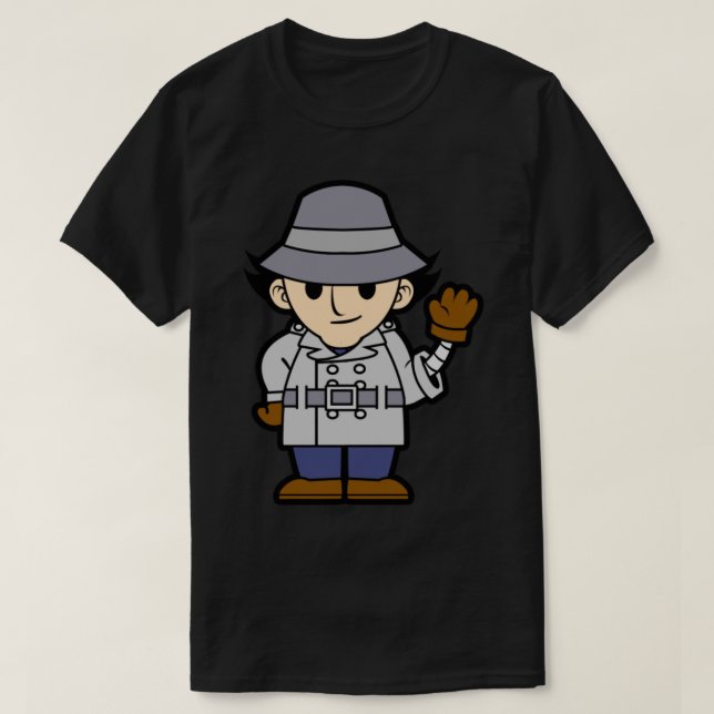 Camiseta Inspetor Gadget Chibi (Frente do Design)