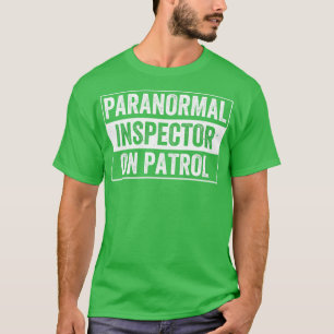 Camiseta Inspetor no Patrol Funny Ghost Hunter