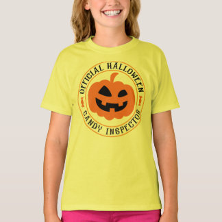 Camiseta Inspetor Oficial de Doces de Halloween