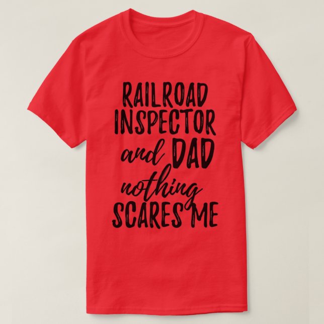 Camiseta Inspetor Pai Funny Gift Idea para Pai (Frente do Design)