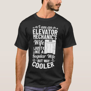 Camiseta Inspetor Técnico de Botões Mecânicos de Esposa do 