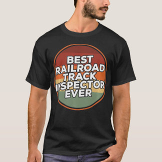 Camiseta Inspetor Vintage Best Railroad Track Ever 1