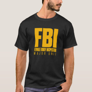 Camiseta Inspetora do corpo do FBI, Piada Humo da Unidade d
