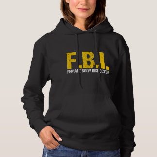 Camiseta Inspetora do corpo feminino do FBI Acronym Lover N