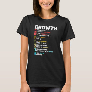 Camiseta Inspi de Cota Motivativa de Definição de Mindset d