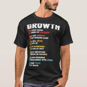 Camiseta Inspi de Cota Motivativa de Definição de Mindset d