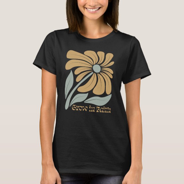 Camiseta Inspiração Boho Christian Faith (Frente)