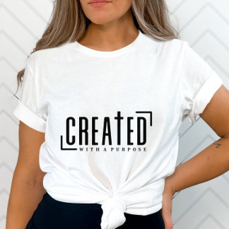 Camiseta Inspiração Criada Com Objetivo Positivo