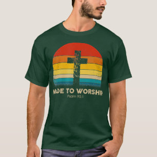 Camiseta Inspiração Cristã Feita Ao Salmo Culto