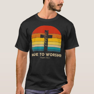 Camiseta Inspiração Cristã Feita Ao Salmo Culto