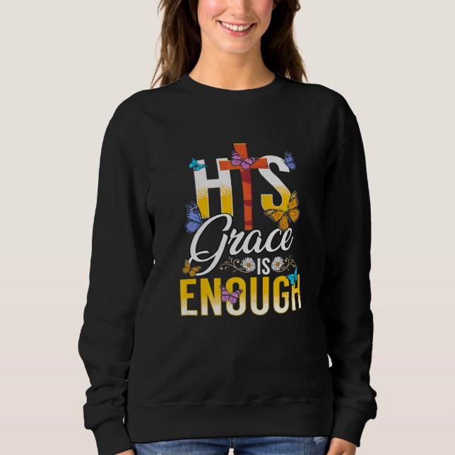 Camiseta Inspiração Cristã Sua Graça É Religião Suficiente (Frente)