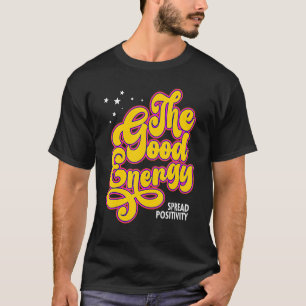 Camiseta Inspiração Da Boa Positividade De Espalhamento De