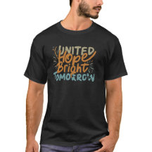 Inspiração da esperança da unidade: camiseta-T mas