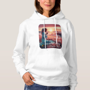Camiseta "Inspiração da fé" Hoodie das mulheres