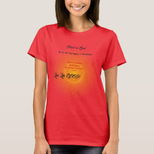 Camiseta Inspiração de espiritualidade Sun Inspiracional
