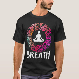 Camiseta Inspiração de Meditação de Yoga de Respiraçã