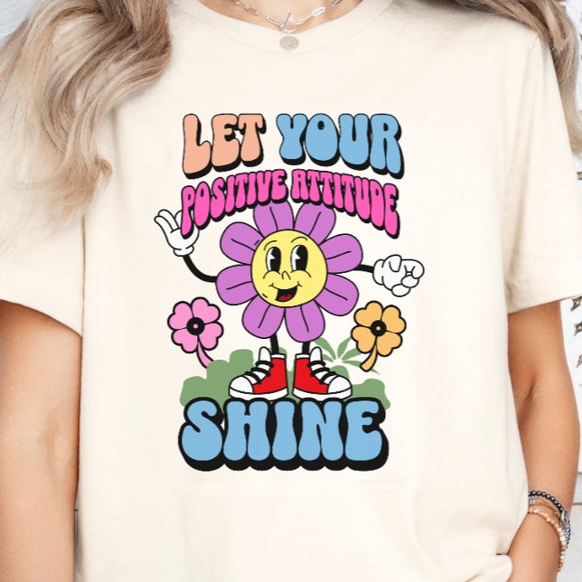 Camiseta Inspiração motivacional de atitude positiva (Criador carregado)
