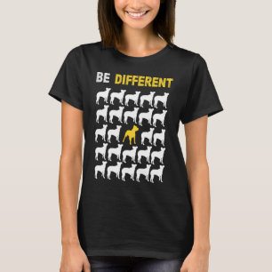 Camiseta Inspiração para ser diferente cachorro pit bull fo
