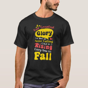 Camiseta Inspiração sempre positiva aumenta quando nos dive