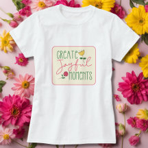Camiseta Inspiracional Amarelo e Rosa Moderno