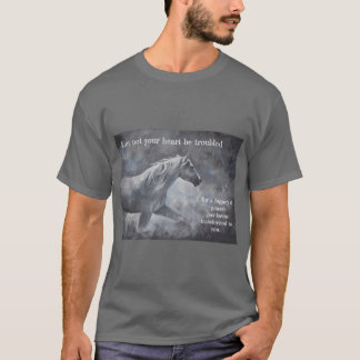 Camiseta Inspiracional Cavalo Branco