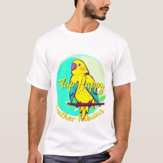 Camiseta inspirada em pássaros para a natureza e A
