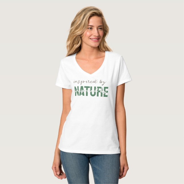 Camiseta Inspirada na Natureza (Frente Completa)