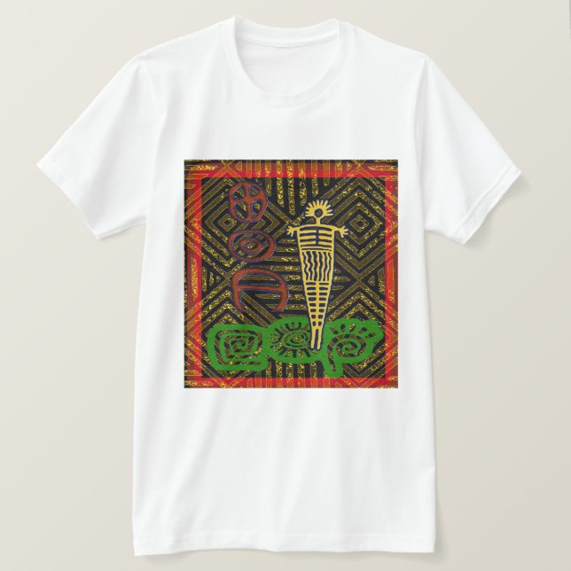 Camiseta Inspirado Africano (Frente do Design)