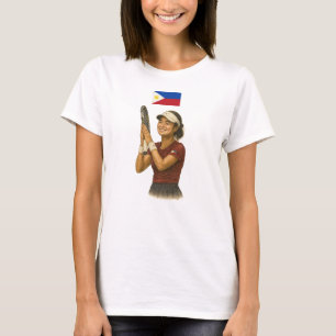 Camiseta Inspirado pelo Tênis Filipino Superstar Alex Eala