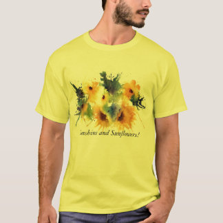 Camiseta Inspirado por girassóis, por luz do sol e por