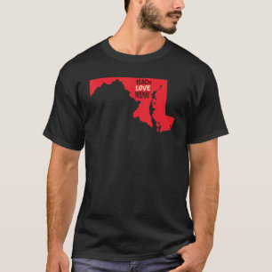 Camiseta Inspirador do Amor do Professor de Maryland