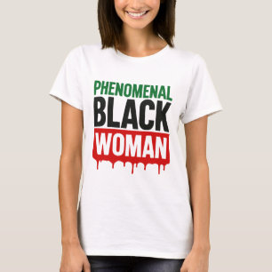 Camiseta Inspirador Empoderamento da Mulher Negra Fenomenal