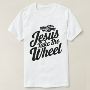 Camiseta Inspirador “Jesus Assume o Volante”