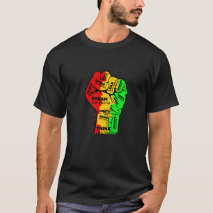 Camiseta Inspirador Líderes Pretos, Punho de Energia Preto