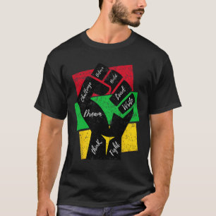 Camiseta Inspirador Líderes Pretos, Punho Preto na Mão de A