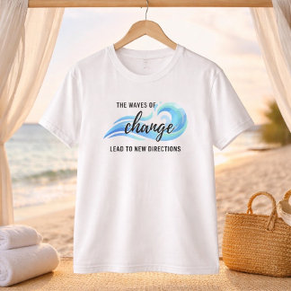 Camiseta Inspiradora Ondas de Mudança