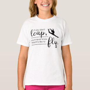 Camiseta Inspiradora para Ginastas/Dançarinos